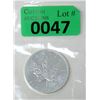 Image 1 : 1 Oz .9999 Silver 2011 Canadian Maple Leaf Coin