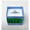 Image 2 : Sterling Silver Blue Topaz & Diamond Ring