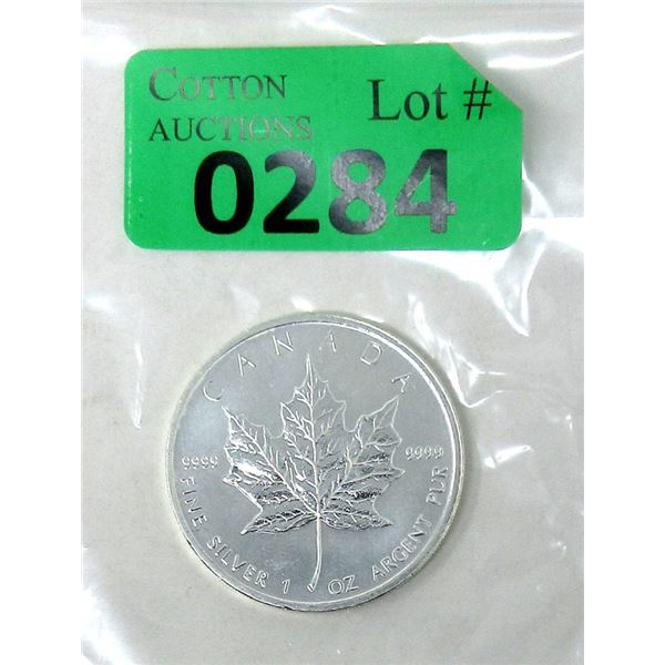 1 Oz .9999 Silver 2011 Canadian Maple Leaf Coin