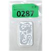 Image 1 : 1 Oz .9999 Silver 2020 Double Dragon Bar