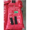 Image 1 : 10 New 1 m x 1m Fire Blankets
