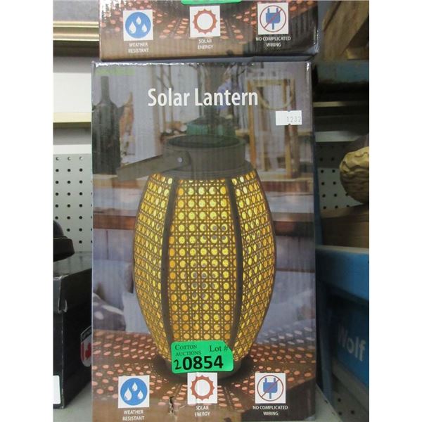 2 New Weather Resistant Solar Lanterns