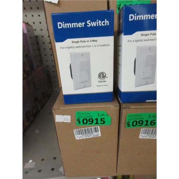 8 New Twin Packs of Dimmer Switches