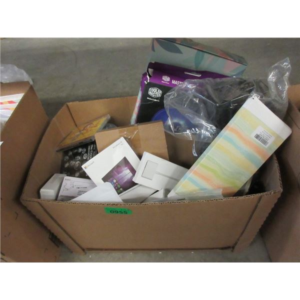 Large Box of Assorted New Merchandise