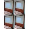 Image 1 : Qty 4 Queen Size Wooden Headboard 66"x90"H (Framed Art & Bed Not Included)
