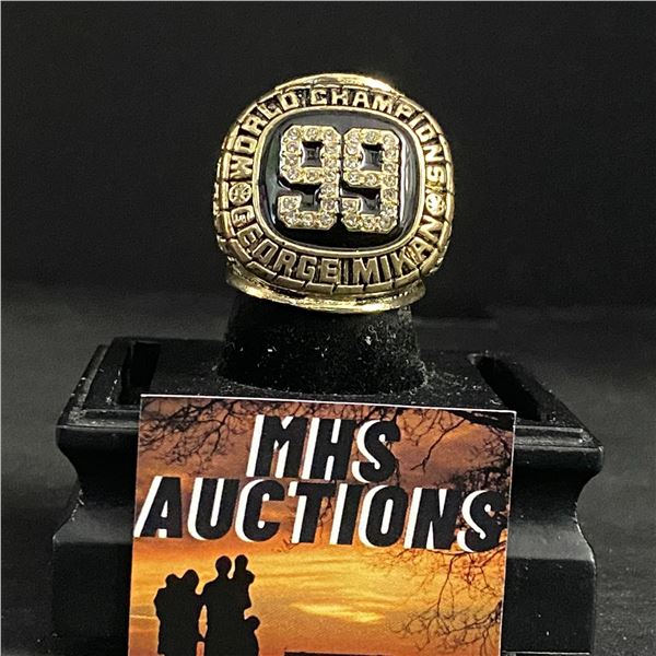 GEORGE MIKAN #99 MINNEAPOLIS LAKERS CHAMPIONSHIP REPLICA RING (ref948)