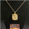 Image 1 : CHICAGO BULLS 1998 N.B.A CHAMPIONSHIP NECKLACE (ref1119)
