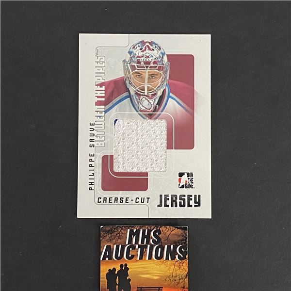 PHILIPPE SAUVE 2008 IN THE GAME JERSEY CARD (ref2803)