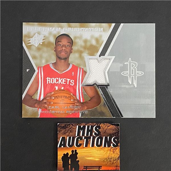 CARL LANDRY 2007-08 SPX BASKETBALL JERSEY CARD (ref2832)