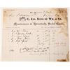 Image 1 : James King of William & Co. Billhead  [134661]