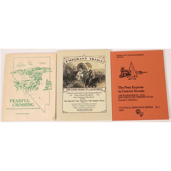 Three Autographed Volumes on the Emigrant Road  [144329]
