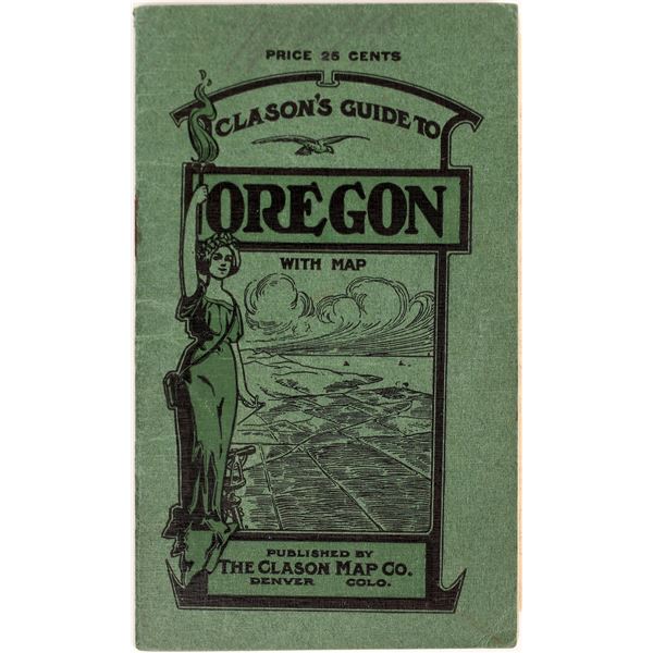 Oregon Clason Pocket Map for 1911  [127532]