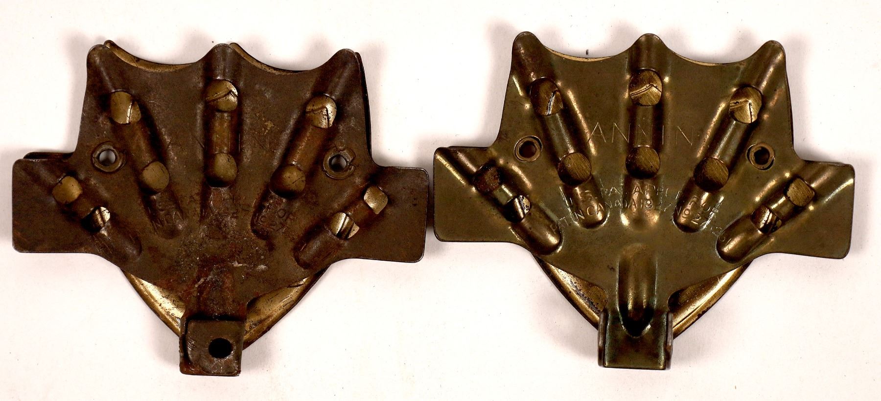 Antique Federal Shield Mountable Badges w/13-Star Flag (2) [143244 ...