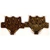 Image 2 : Antique Federal Shield Mountable Badges w/13-Star Flag (2)  [143244]