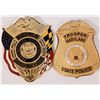 Image 1 : Maryland Trooper and City of Rockville Inauguration Badges  [142133]
