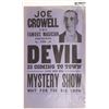 Image 1 : Original Poster for a Magician Show  [146317]