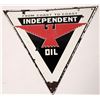 Image 2 : Independent Oil Ceramic Enameled Sign  [143470]
