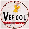 Image 1 : Veedol Motor Oil Porcelain Enameled Sign  [143460]