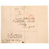Image 2 : Autographed Signed Letter from N Lewis, 1826  [145289]