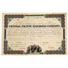 Image 1 : Central Pacific Railroad Specimen Stock Certificate  [138041]