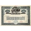 Image 1 : Northern Texas Traction Company Specimen Stock Certificate  [134532]