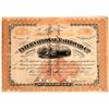 Image 1 : International Railroad Company Stock Certificate w/ Imprinted Revenue  [143582]
