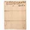 Image 2 : Colonial "Pine Tree" 3rd Revenue Tax Stamp Document  [145284]