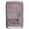 Image 2 : U.S. San Francisco Mint Silver Ingot  [145806]