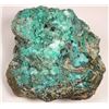 Image 2 : Malachite and Drusy Quartz, Framed Specimen  [145350]