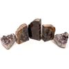 Image 1 : Petrified Wood & Amethyst Bookends (5)  [127636]