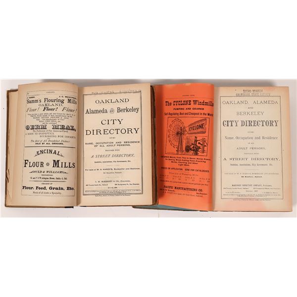 Oakland, Alameda, and Berkeley Directories; 1886-1887, 1887-1888  [145041]