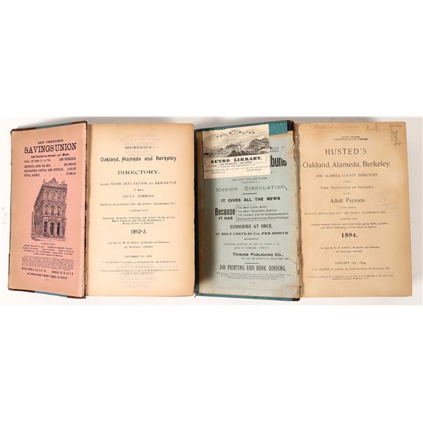 Husted Bay Area Directories; 1892-93, 1894  [145314]