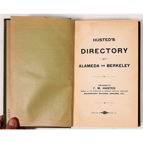 Husted's Oakland, Alameda and Berkeley Directory; 1902  [145935]
