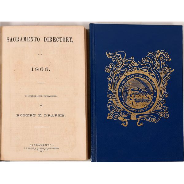 Sacramento Directories; 1853-54, 1866  [145363]