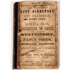 Image 2 : 1854 LeCount & Strong San Francisco Directory, Important  [145571]