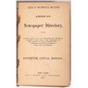 Image 1 : 1883 American Newspaper Directory  [145052]