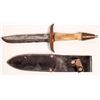Image 1 : Trench-Art Knife WWII Pacific Theatre  [143922]