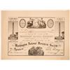 Image 1 : Washington National Monument Society Certificate  [134544]