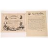 Image 1 : Squirrel Hunters Discharge Certificate (Civil War)  [134566]
