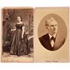 Image 1 : Vintage Photographs of Vice President William A. Wheeler and his Wife  [142447]