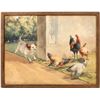 Image 2 : Dog/Chicken Watercolors by F. Mortimer-Lamb   [146422]