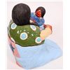 Image 2 : Seated Indian Woman with Child, Ceramic by Glen La Fontaine  [143730]