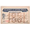 Image 1 : Memphis & Little Rock Railroad Annual Pass (Civil War RR)  [134593]