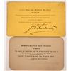 Image 2 : Memphis & Little Rock Railroad Annual Passes (Civil War RR)  [134594]