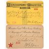 Image 1 : Shreveport & Houston Railway Annual Passes  [134569]