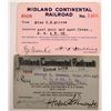 Image 1 : Midland Continental Railroad Annual Pass Pair  [134592]