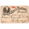 Image 1 : Lake Erie & Western Railroad Annual Pass  [134714]