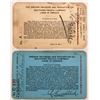 Image 2 : Oregon Railroad & Navigation Co. Annual Passes  [134773]