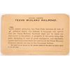 Image 2 : Texas Midland Railroad Annual Pass Signed by Green  [134489]