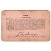 Image 2 : Wyoming & Northwestern Railway Annual Pass (Yellowstone)  [134576]